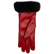 dents-cassie-contrast-stitching-leather-gloves---berry-redblack-34479824