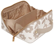 Alice Wheeler London Mini valise à motif floral - Beige pierre