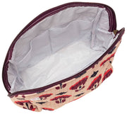 Elie Beaumont Serendipity Velvet Vanity Bag - Coffee Geo Tulip Brown