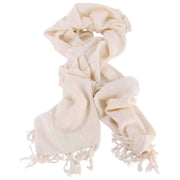 Bassin and Brown Grant Plain Scarf - Cream