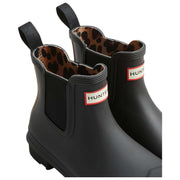 Bottes Chelsea Hunter Original Leopard Backstrap - Noir/Beige
