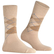 Chaussettes Burlington Whitby - Marron/Beige