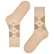 Chaussettes Burlington Whitby - Marron/Beige