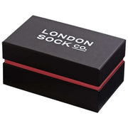 London Sock Company Balmoral Argyle 3-Pair Sock Box Set - Red/Green/Blue