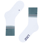 Chaussettes de course Falke RU4 Endurance Cool - Woolwhite/Bleu