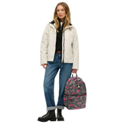 Superdry & Co Classic Patch Montana Backpack - Animal Camo Pink/Brown
