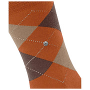 Burlington Edinburgh Socks - Orange/Brown