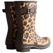 Bottes Wellington Courtes Léopard Hunter Original - Beige/Marron Chocolat
