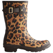 Bottes Wellington Courtes Léopard Hunter Original - Beige/Marron Chocolat
