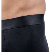 Comfyballs No Show Cotton Long Boxer - Black