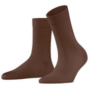 Chaussettes Falke Cotton Touch - Marron Cappuccino