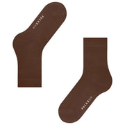 Chaussettes Falke Cotton Touch - Marron Cappuccino
