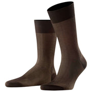 Chaussettes Falke Fine Shadow - Marron