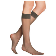 Falke Matt Deluxe 20 Denier Knee High Socks - Carbon Grey