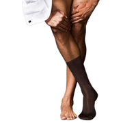 Falke No6 Finest Merino and Silk Socks - Brown