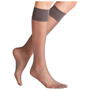 Chaussettes hautes Falke Pure Matt 20 Deniers - Gris Carbone