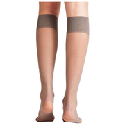 Chaussettes hautes Falke Pure Matt 20 Deniers - Gris Fer