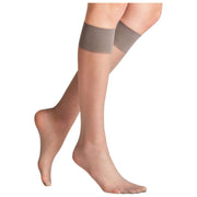 Chaussettes hautes Falke Pure Matt 20 Deniers - Gris Fer