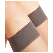 Falke Seidenglatt 15 Denier Chaussettes Hautes - Gris Fer
