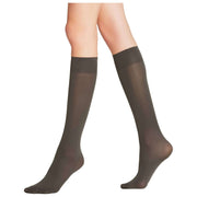 Falke Seidenglatt 40 Denier Chaussettes Hautes - Carbon Grey