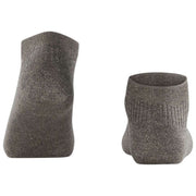 Falke Shiny Rib Sneaker Chaussettes - Gris Poivre