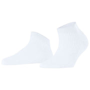 Falke Shiny Rib Sneaker Socks - White