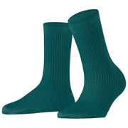Falke Shiny Rib Socks - Sherwood Green