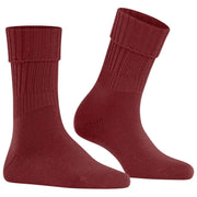 Chaussettes Falke Striggings Rib Boot - Henné Rouge
