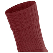 Chaussettes Falke Striggings Rib Boot - Henné Rouge