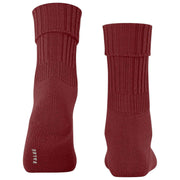 Chaussettes Falke Striggings Rib Boot - Henné Rouge