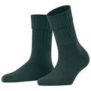 Falke Striggings Rib Boot Socks - Pine Grove Green
