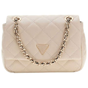 GUESS Juliet Mini Flap Bag - Bone White