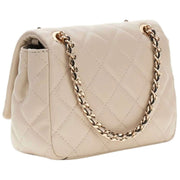GUESS Juliet Mini Flap Bag - Bone White