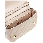 GUESS Juliet Mini Flap Bag - Bone White