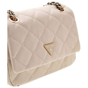 GUESS Juliet Mini Flap Bag - Bone White