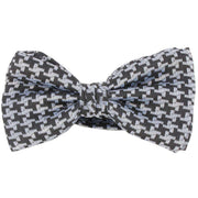Knightsbridge Neckwear Bow Tie and Cummerbund Set - Black/Grey