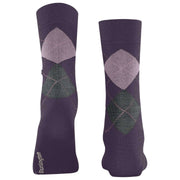 Chaussettes Burlington Marylebone - Violet/Gris