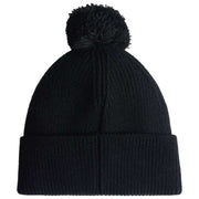 Hunter Brenig Bonnet côtelé à pompons - Noir