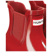 Hunter Original Gloss Chelsea Boots - Military Red