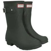 Bottes Wellington Courtes Doublées Tartan Hunter Original - Vert Olive Foncé