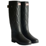 Bottes en caoutchouc Hunter Original Tall Refined Onion Quilt - Noir
