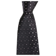 Knightsbridge Neckwear Glitter Tie - Black