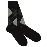 London Sock Company Highland Argyle Socks - Black