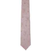 Michelsons of London Delicate Floral Wedding Tie and Pocket Square Set - Dusty Pink
