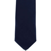 Michelsons of London Slim Satin Polyester Pocket Square and Tie Set - Navy