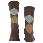 Chaussettes Burlington King - Marron/Vert menthe