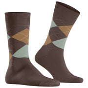 Chaussettes Burlington King - Marron/Vert menthe