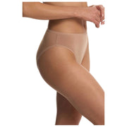 Natori Bliss Bare Cotton High Cut Brief - Buff Tan