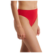 Slip taille haute en coton nu Natori Bliss - Rouge vacances