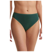 Natori Bliss Bare Cotton High Cut Brief - Vert Pin Poli